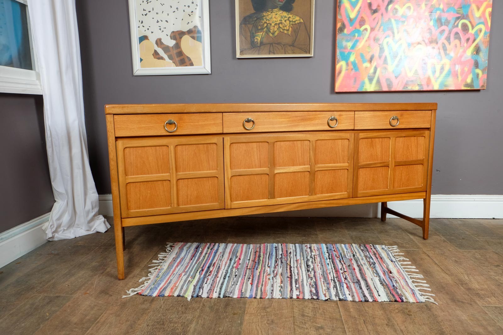 Vintage Retro Mid Century Teak Sideboard by Nathan Furniture