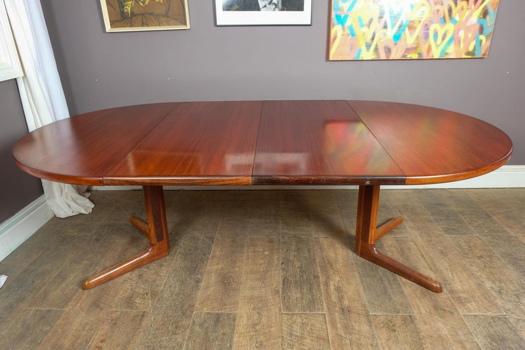 Vintage Retro Danish Extending Rosewood DIning Table