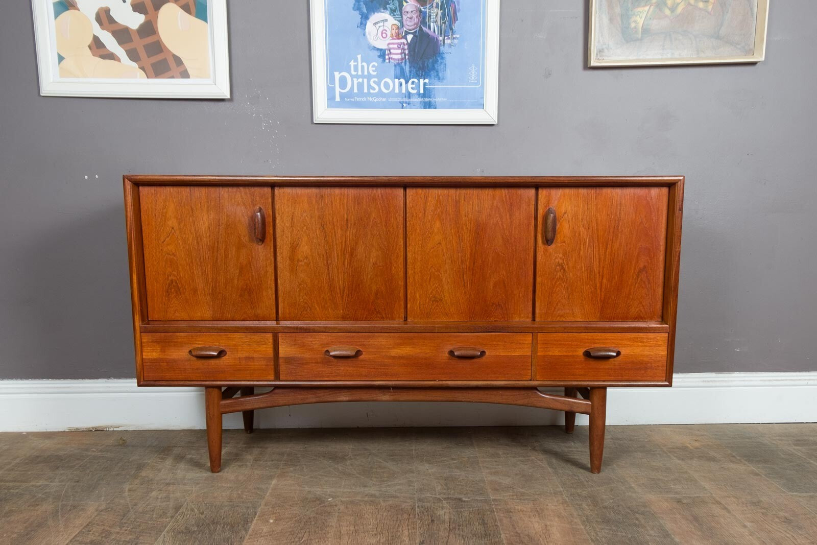 Vintage Retro Small Teak G Plan Brasila Sideboard