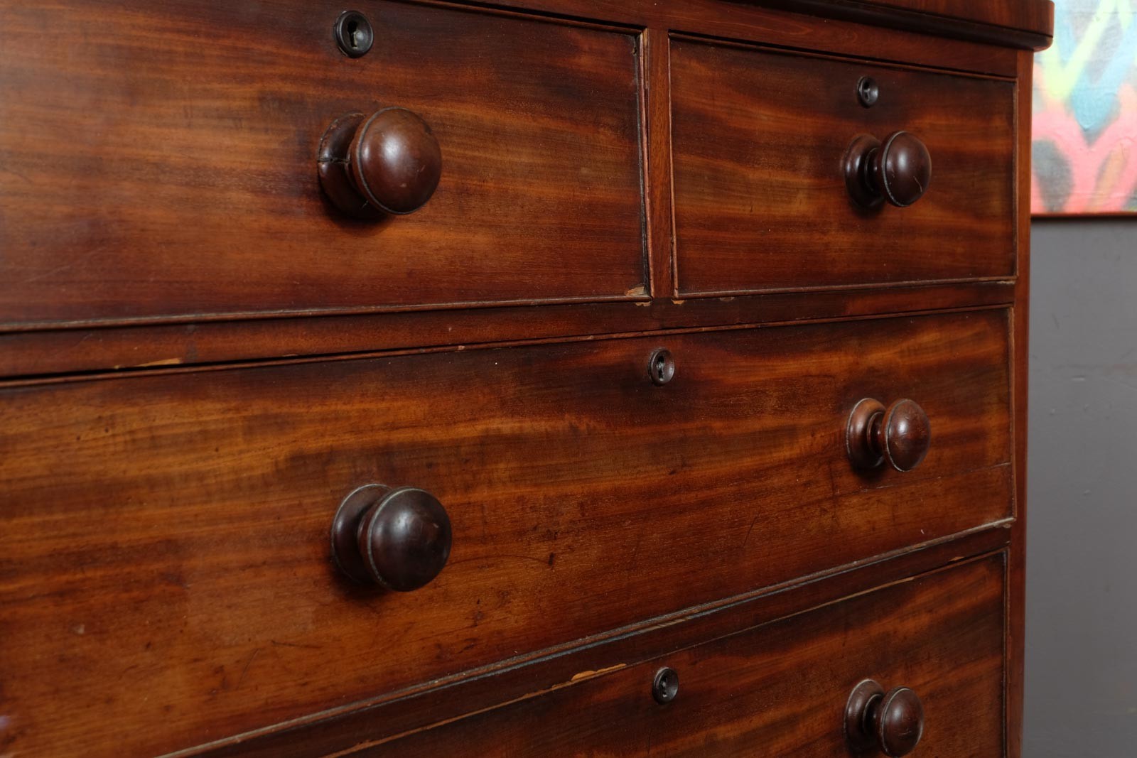 Antique Victorian Mahogany Chest of Drawers