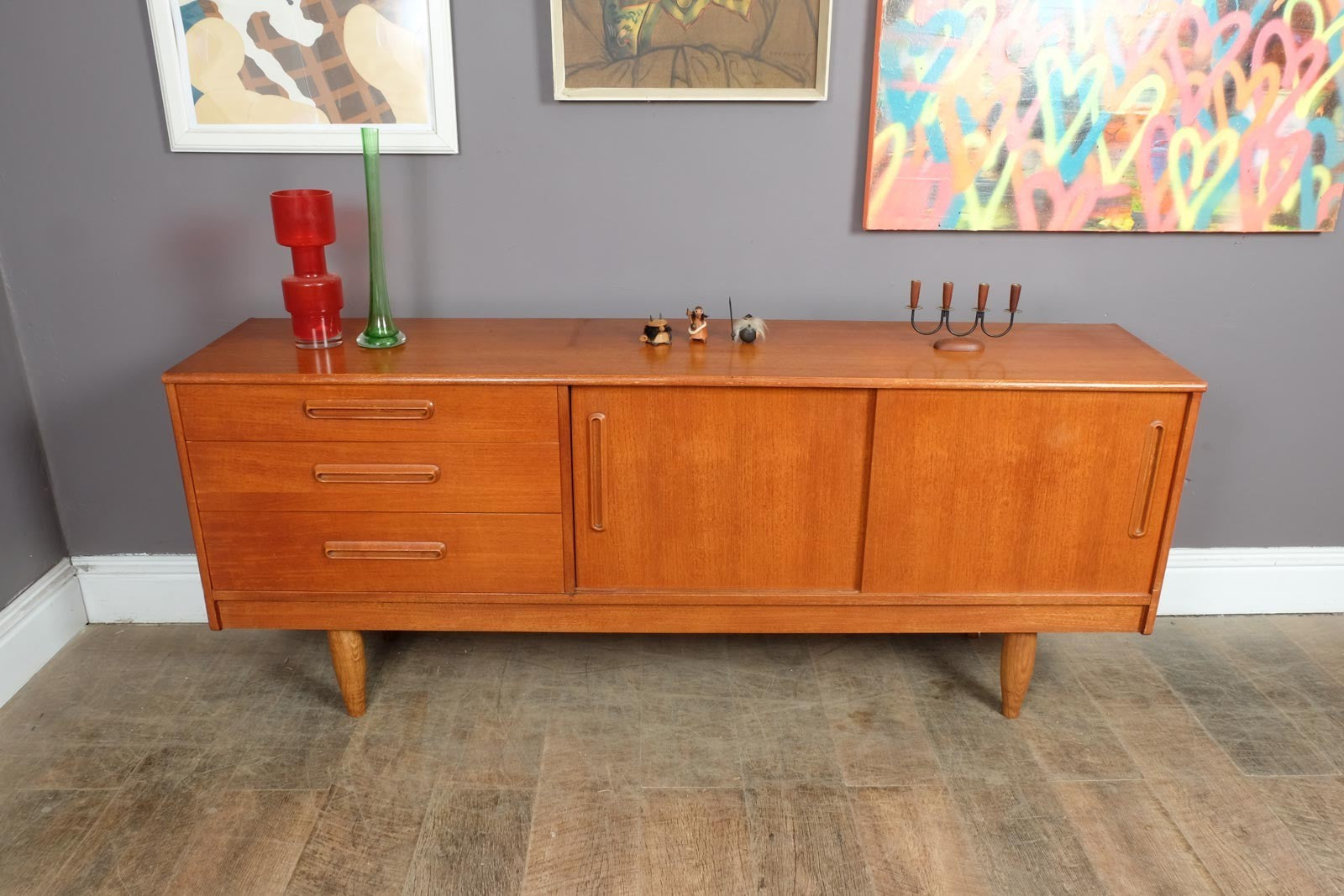 Vintage Retro Mid Century Teak Sideboard