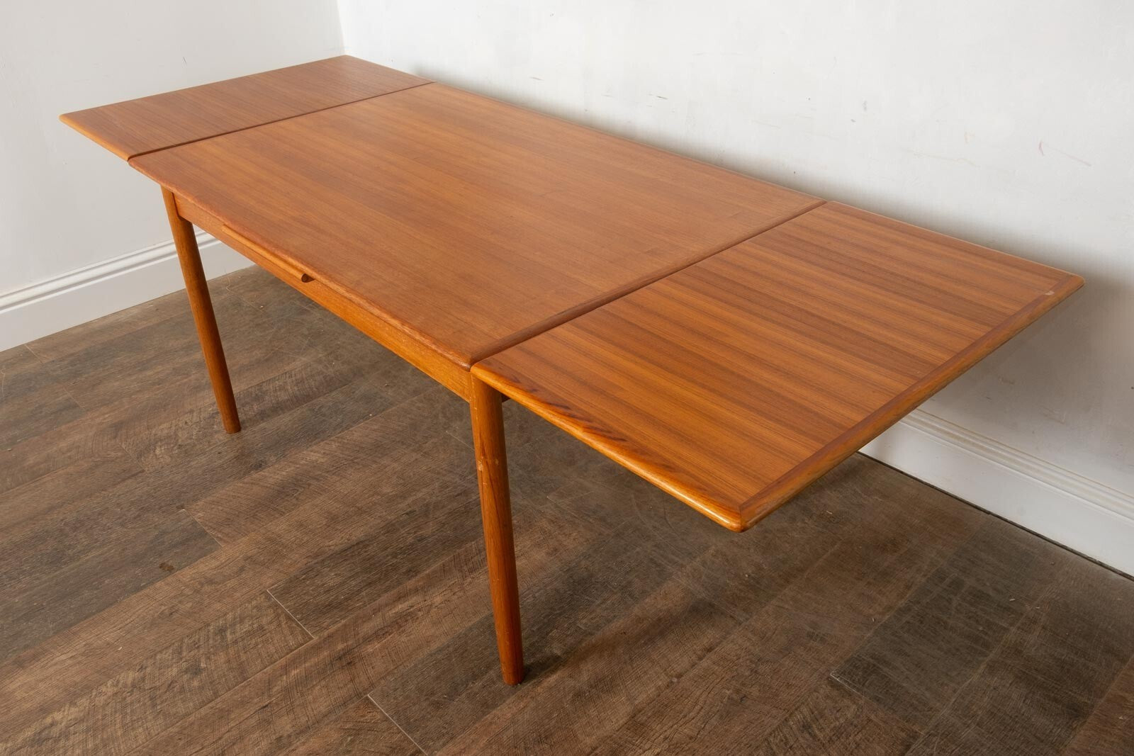 Vintage Retro Danish Teak Extending Dining Table