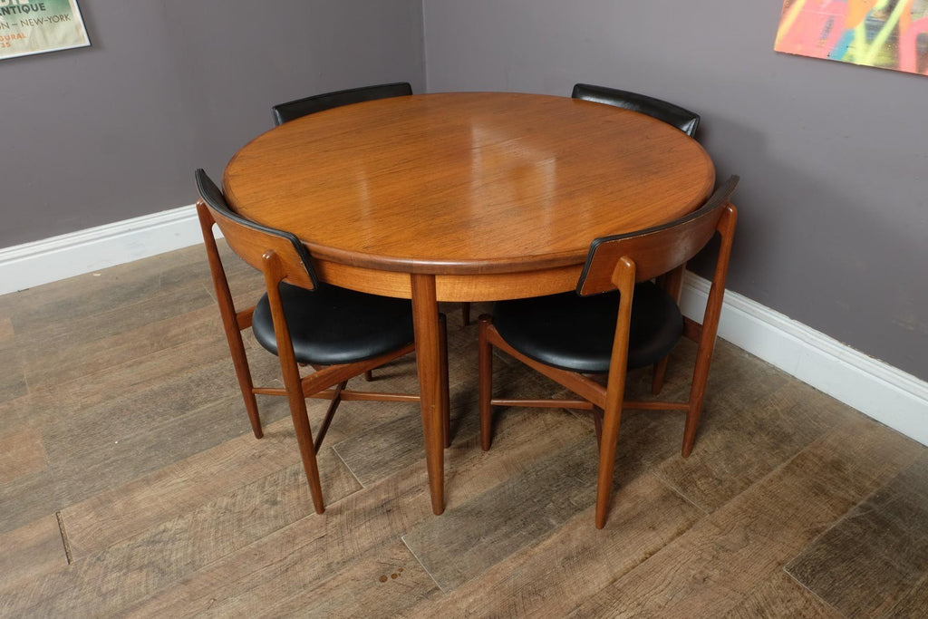 Vintage Retro G Plan Fresco Oval Dining Table and.4 Chairs VB Wilkins