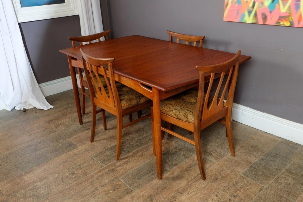 Vintage Retro G Plan Brasilia Extending DIning Table and 4 Chairs