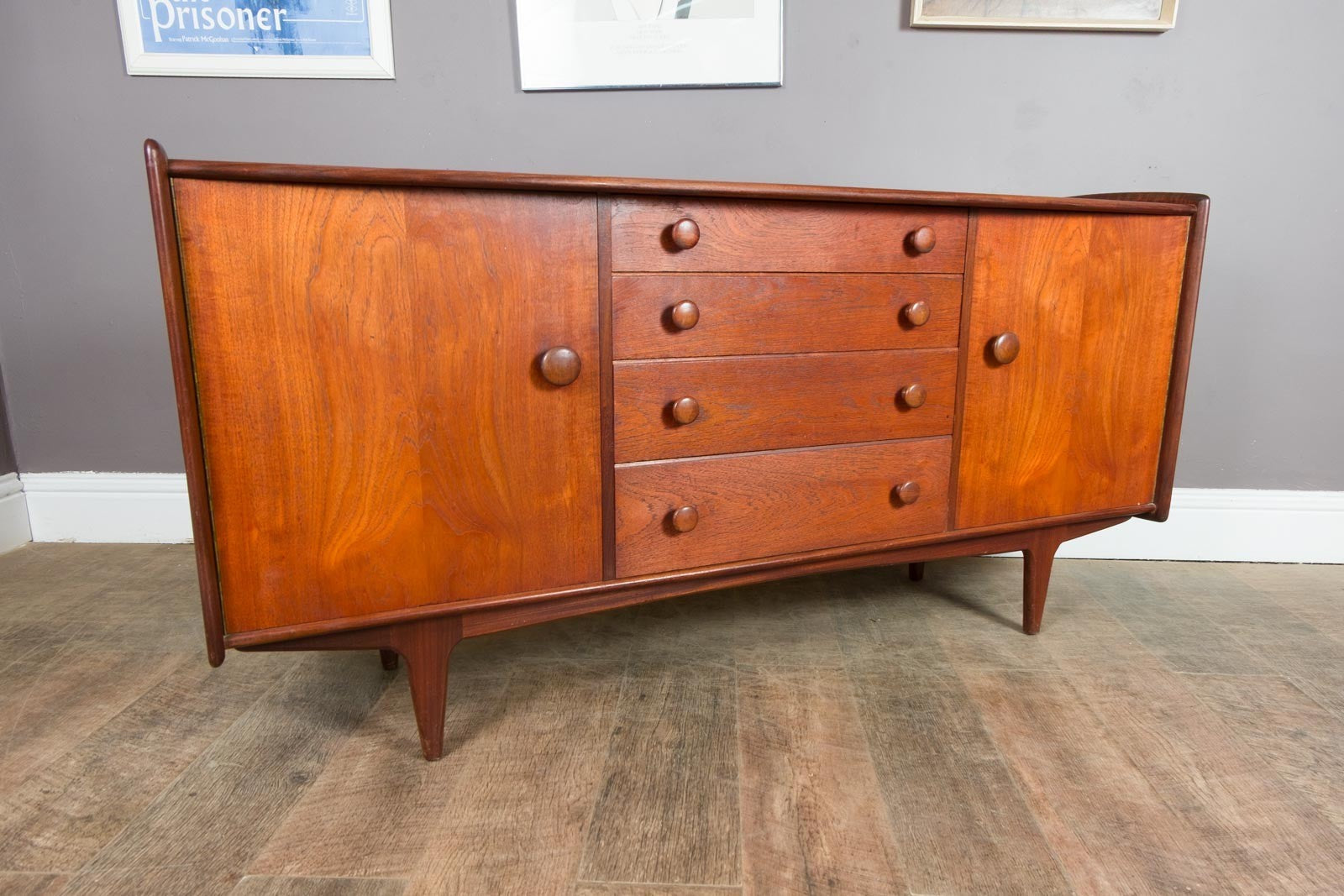 Vintage Retro Mid Century Volnay Afromosia Sideboard by Younger
