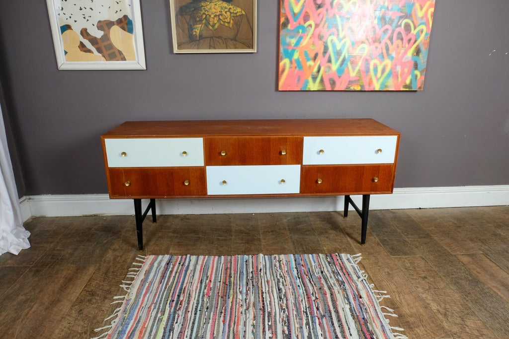 Vintage Retro Mid Century Drawers Sideboard by Meredew