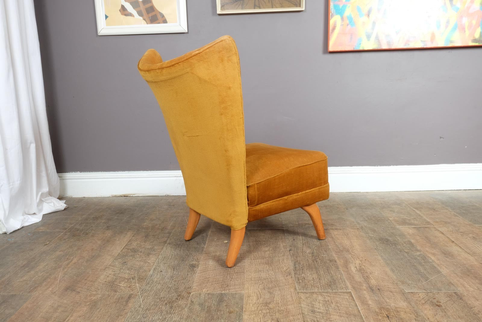 Vintage Howard Keith 'Encore' Cocktail Accent Chair by HK Furniture