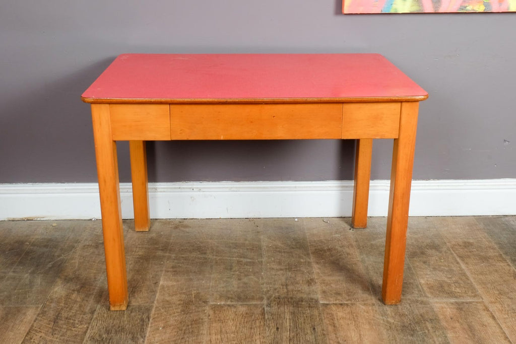 Vintage Retro MOD Formica and Beech Desk