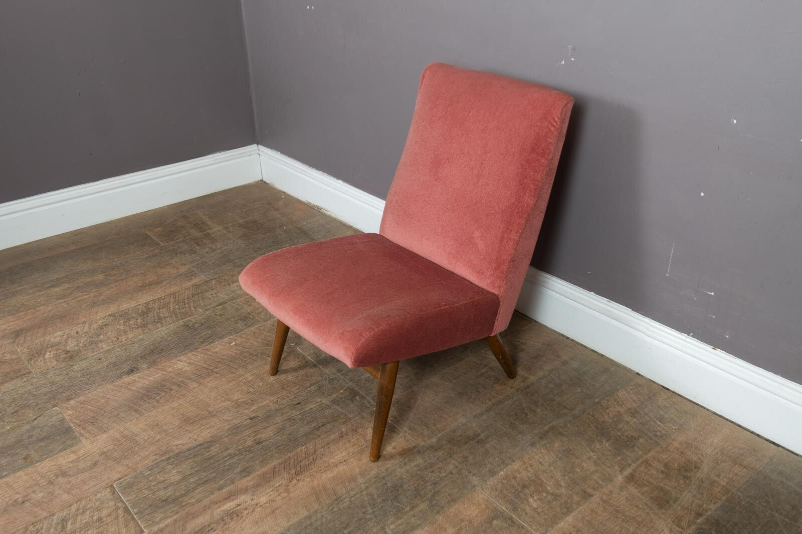 Vintage Retro Parker Knoll Low Bedroom Chair Model