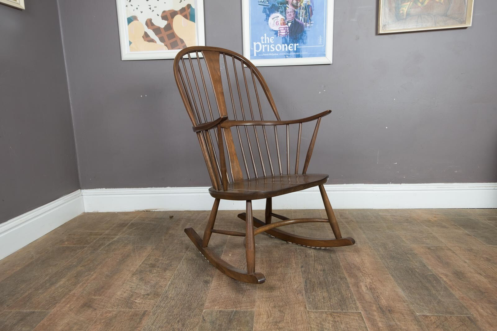 Vintage Retro Ercol Golden Dawn Chairmakers Rocking Chair Model 912