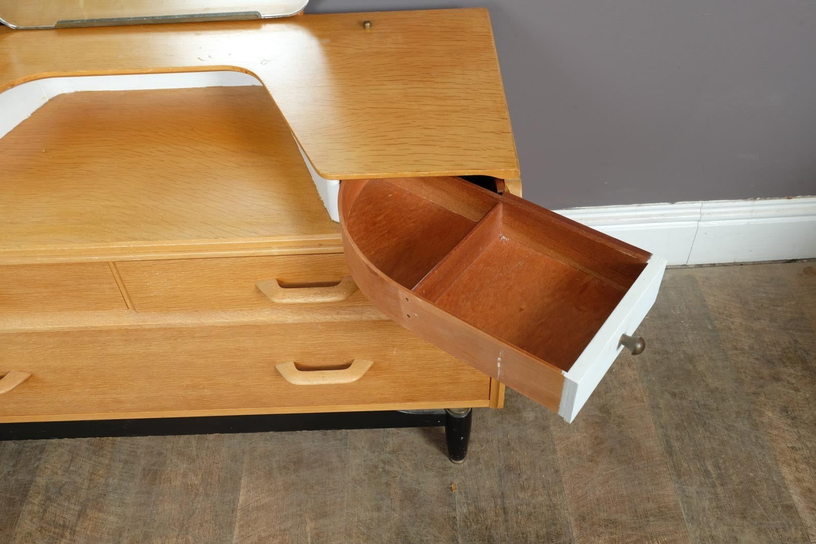 Vintage G Plan Chine White Dressing Table