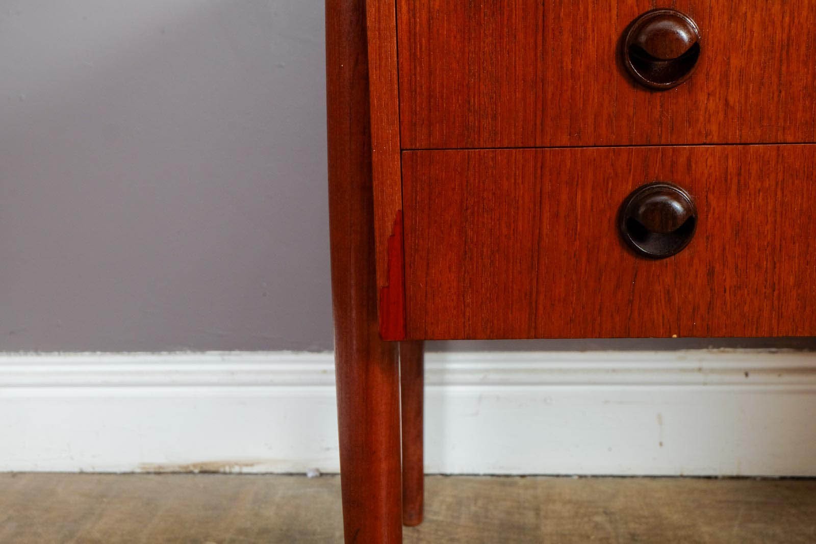 Vintage Danish Mid Century Teak Desk by P.A. Nielsen and Co