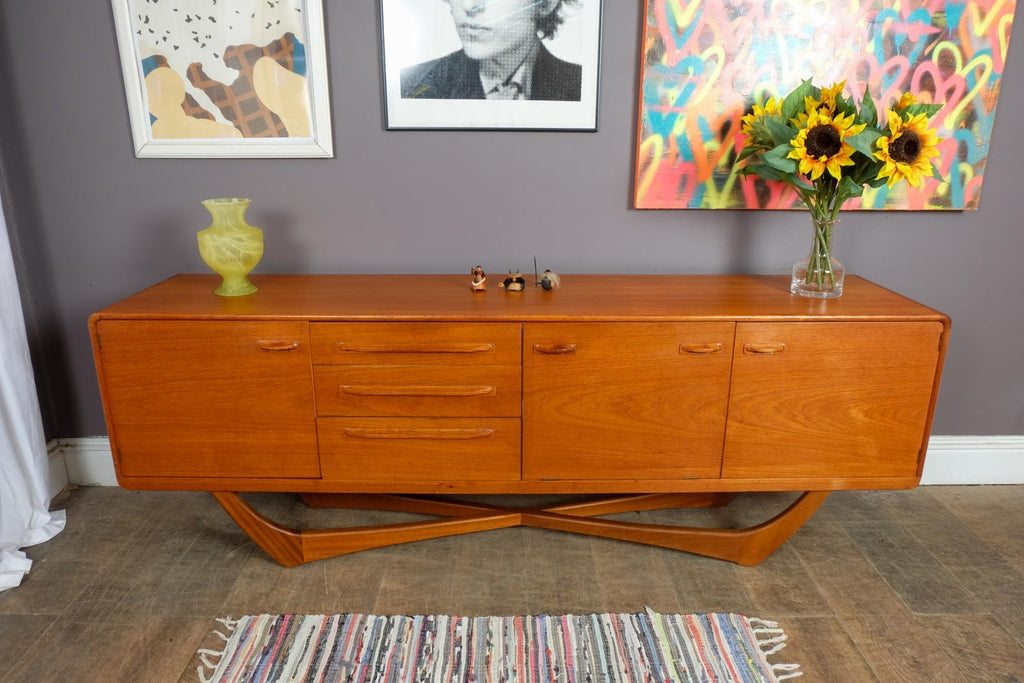 Stunning Mid-Century British Teak Sideboard by Beithcraft