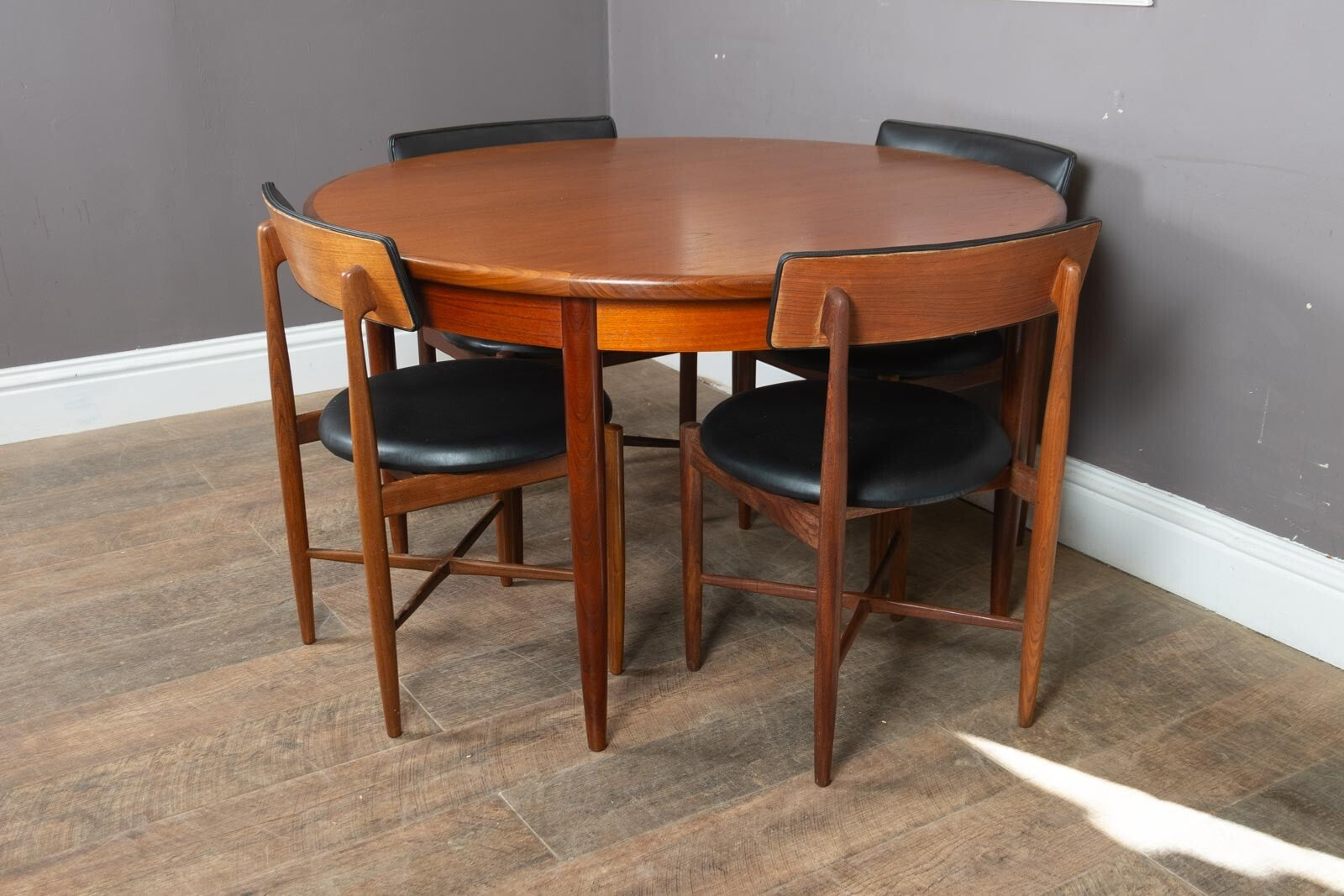 Vintage G Plan Fresco G Plan Teak Extending Dining Table and 4 Chairs
