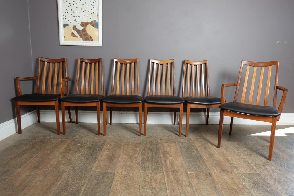 Vintage G Plan Fresco Oval Dining Table and 6 Chairs
