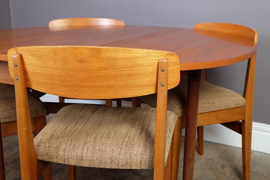 Vintage Retro G Plan Drop Leaf Dining Table and 4 Chairs