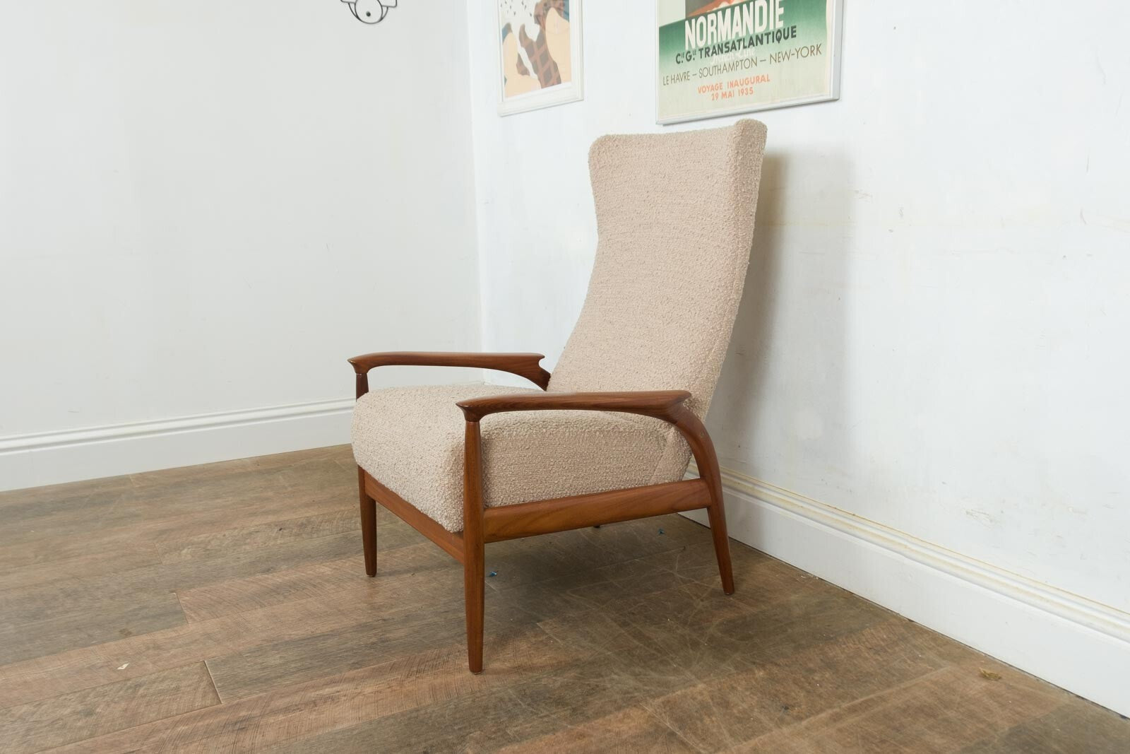 Vintage Retro Mid Century Arm Chair by Greaves and Thomas