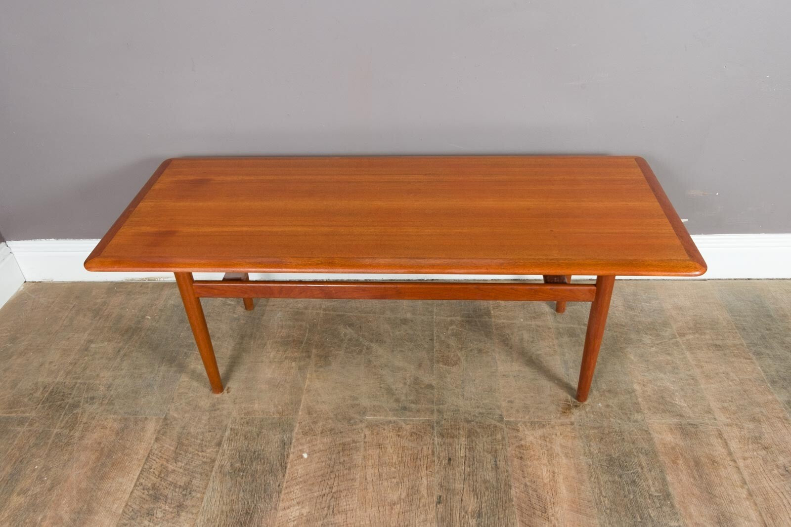 Vintage Large Danish Teak Coffee Table Mid Century
