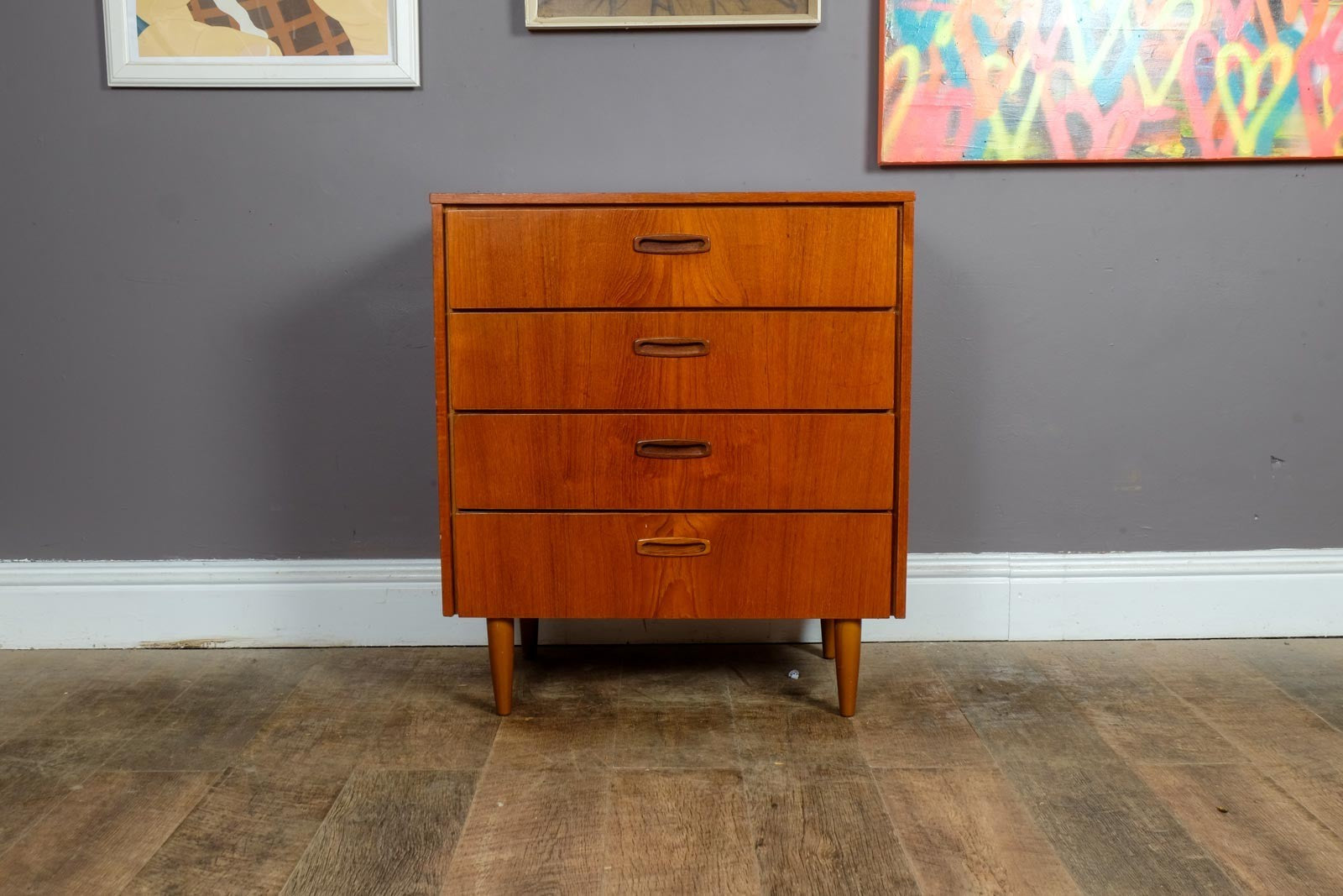 Vintage Retro Danish Style teak Chest of Drawers