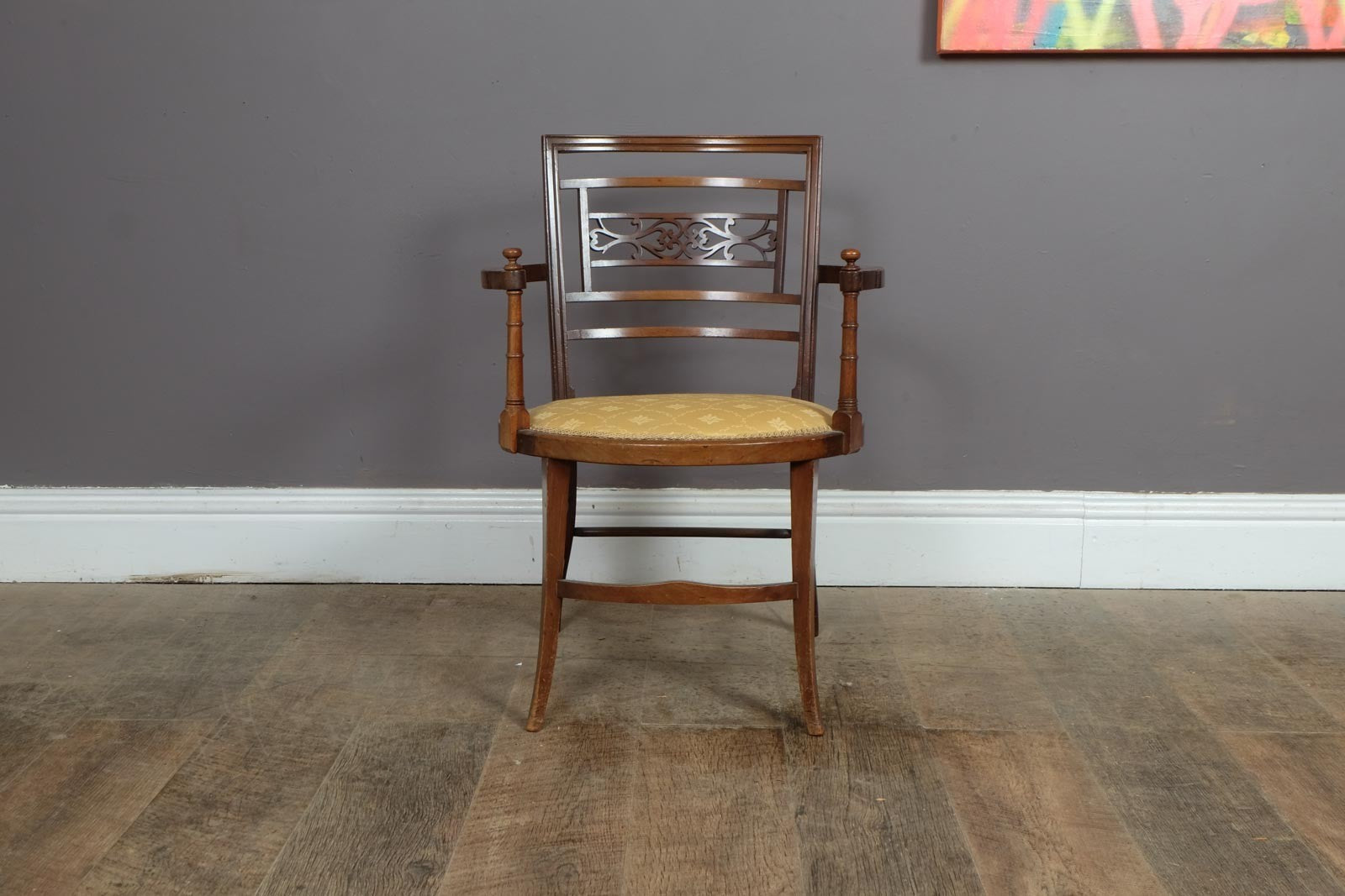 Vintage Retro Jacobean Style Chair