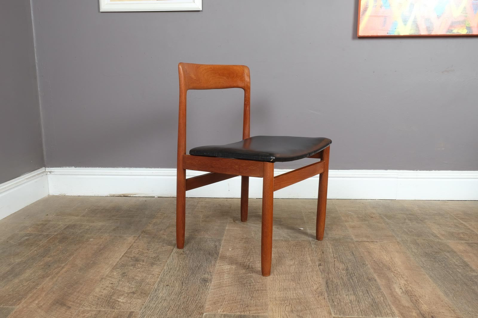 Vintage Retro Mid Century Teak Extending Dining Table and 6 Chairs by Younger