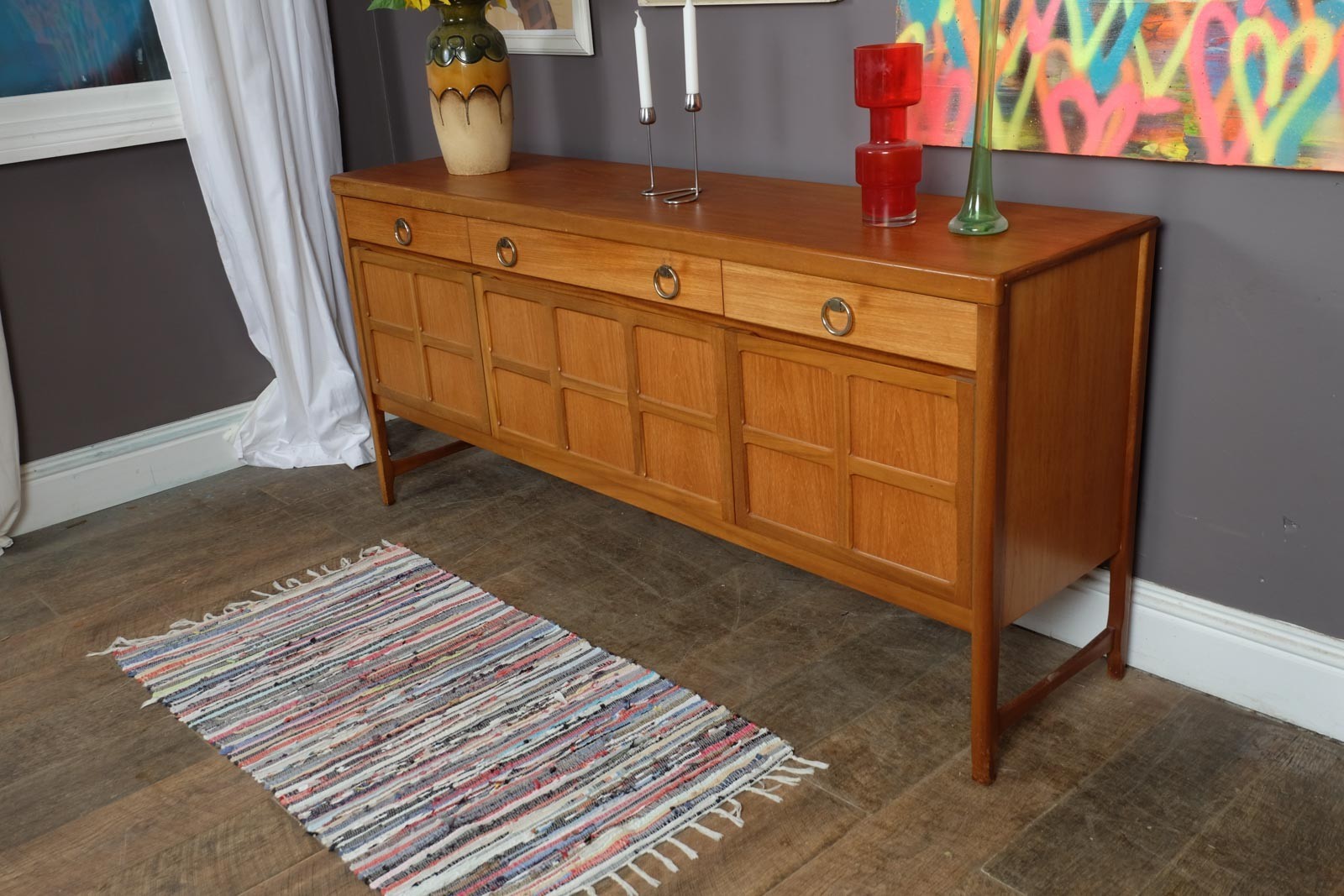 Vintage Retro Mid Century Teak Sideboard by Nathan Furniture