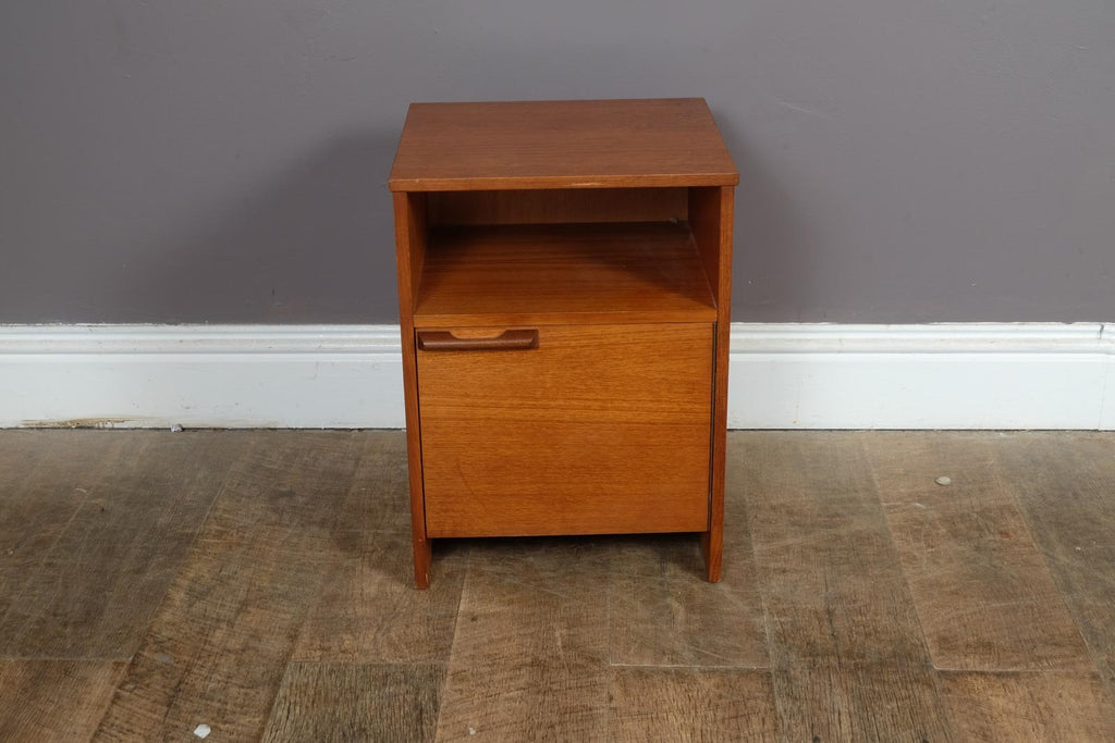 Vintage Mid Century Teak Bedside Table by Avalon