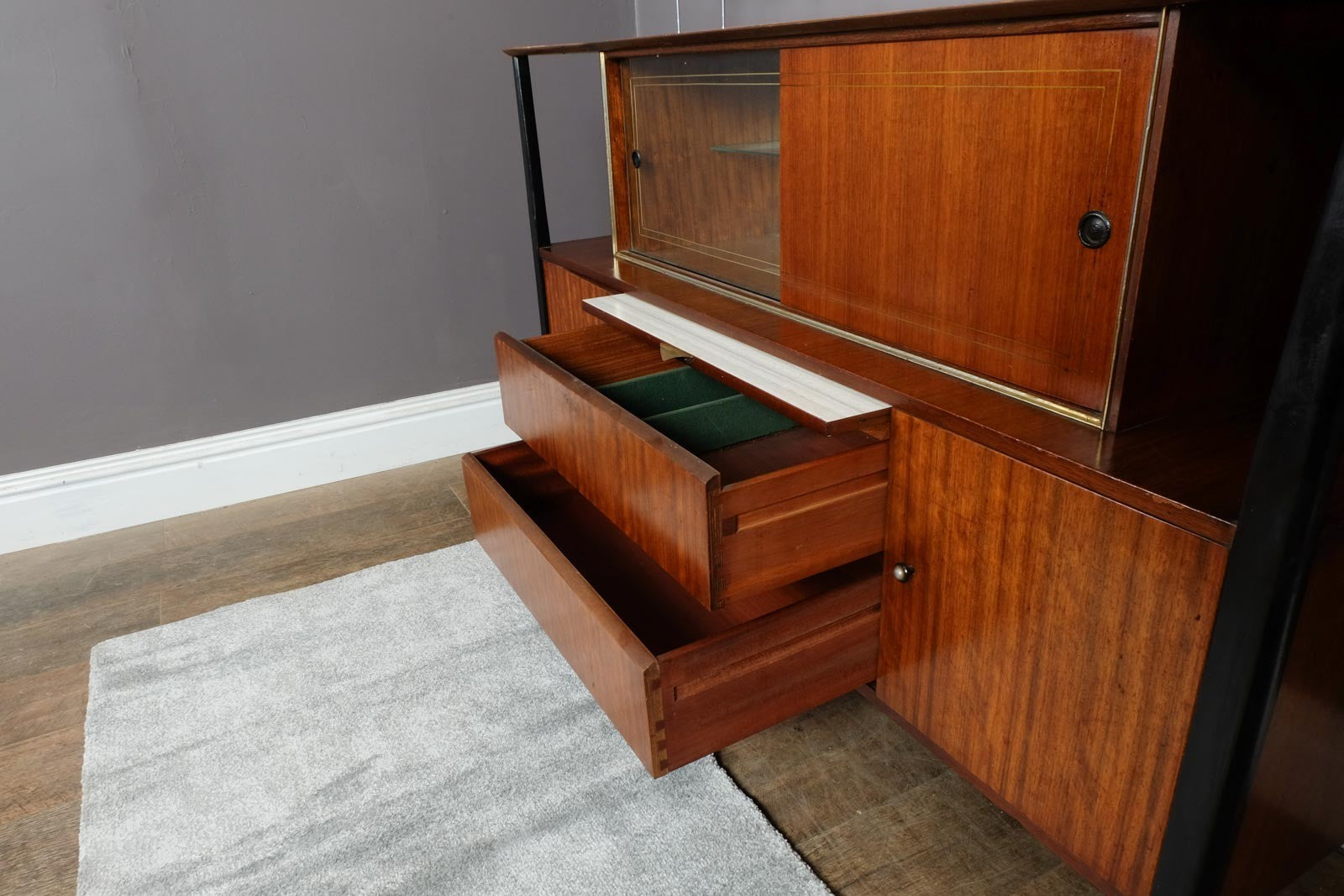 Vintage Retro Mid Century Teak Sideboard by Beautility