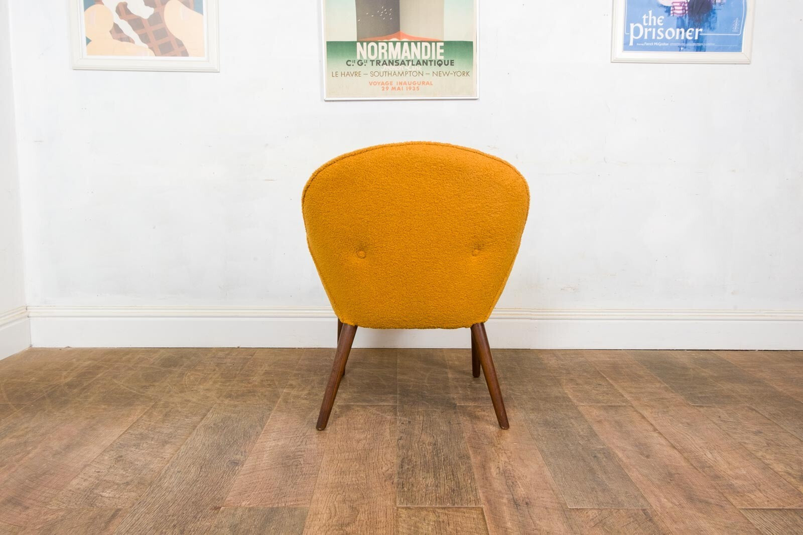 Vintage Retro Mid Century Occasional Chair by Toothill - Newly Upholstered