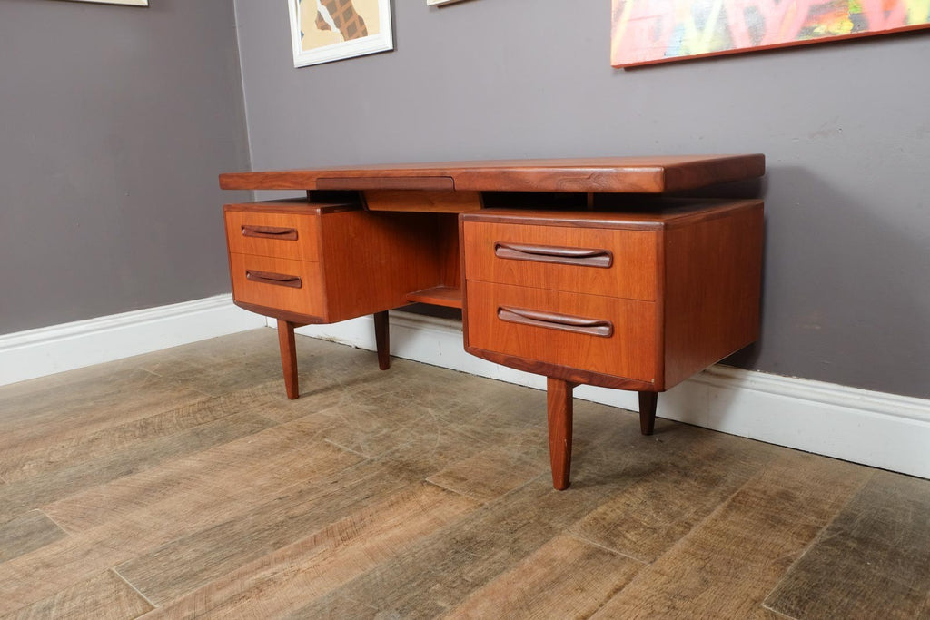 Vintage Teak G Plan Fresco Floating Dressing Table Desk