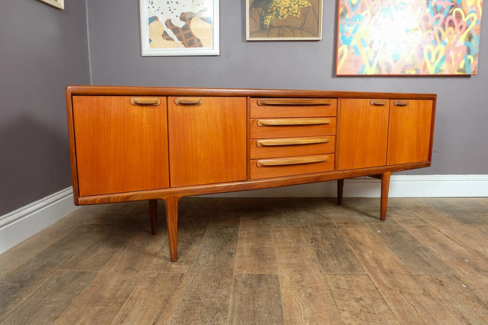 Vintage Mid Century Teak Sequence Sideboard by Younger