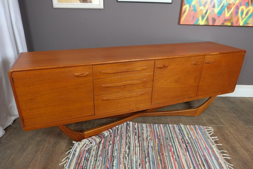 Stunning Mid-Century British Teak Sideboard by Beithcraft