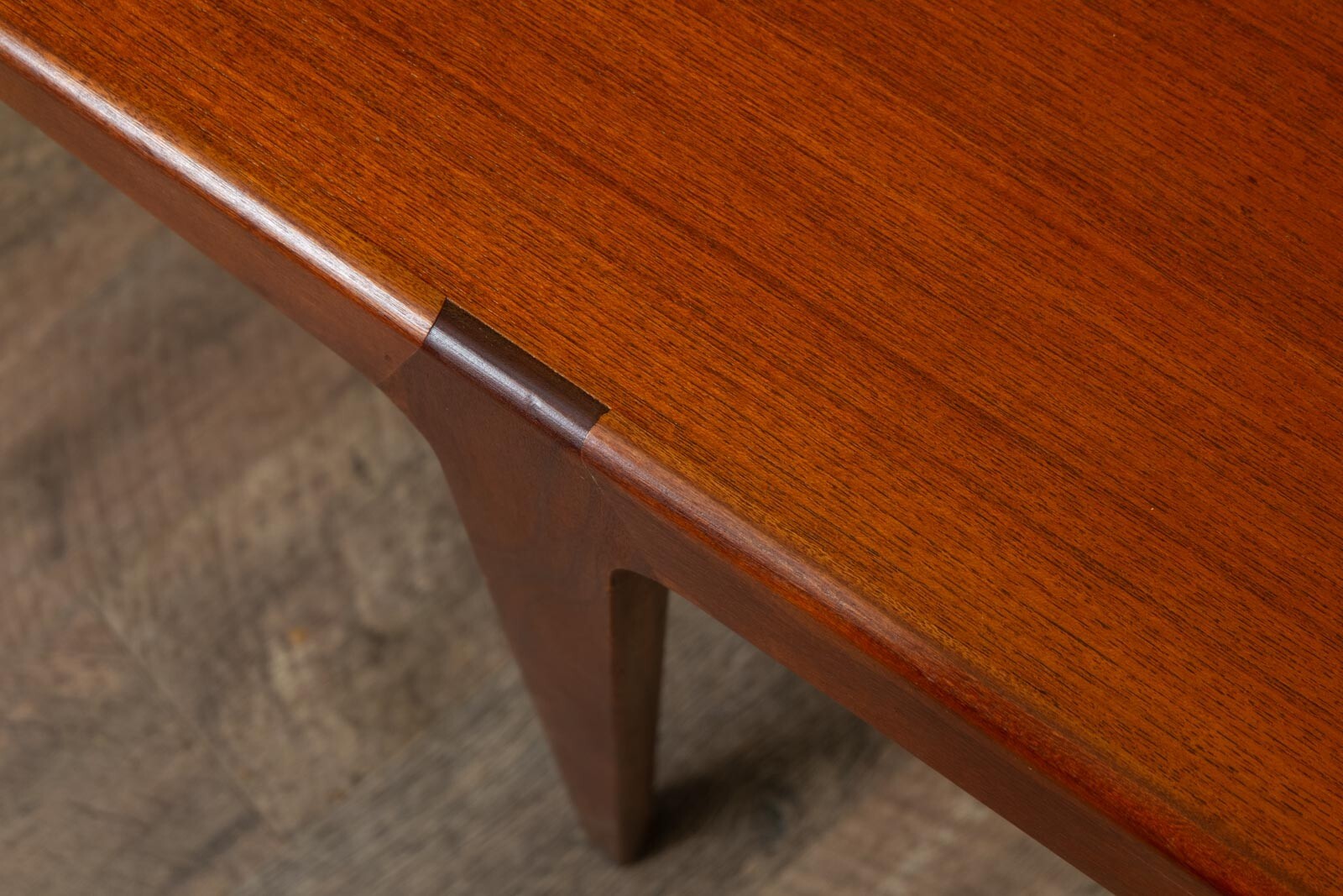 Vintage Large Teak Plank Dining Table by Younger