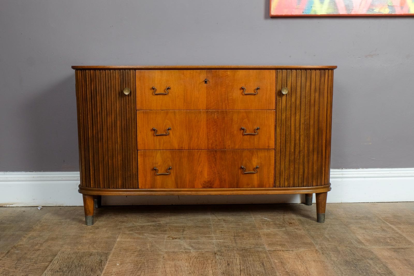 Vintage Retro Danish Walnut Sideboard by Edmund Jorgensen for Nakskov