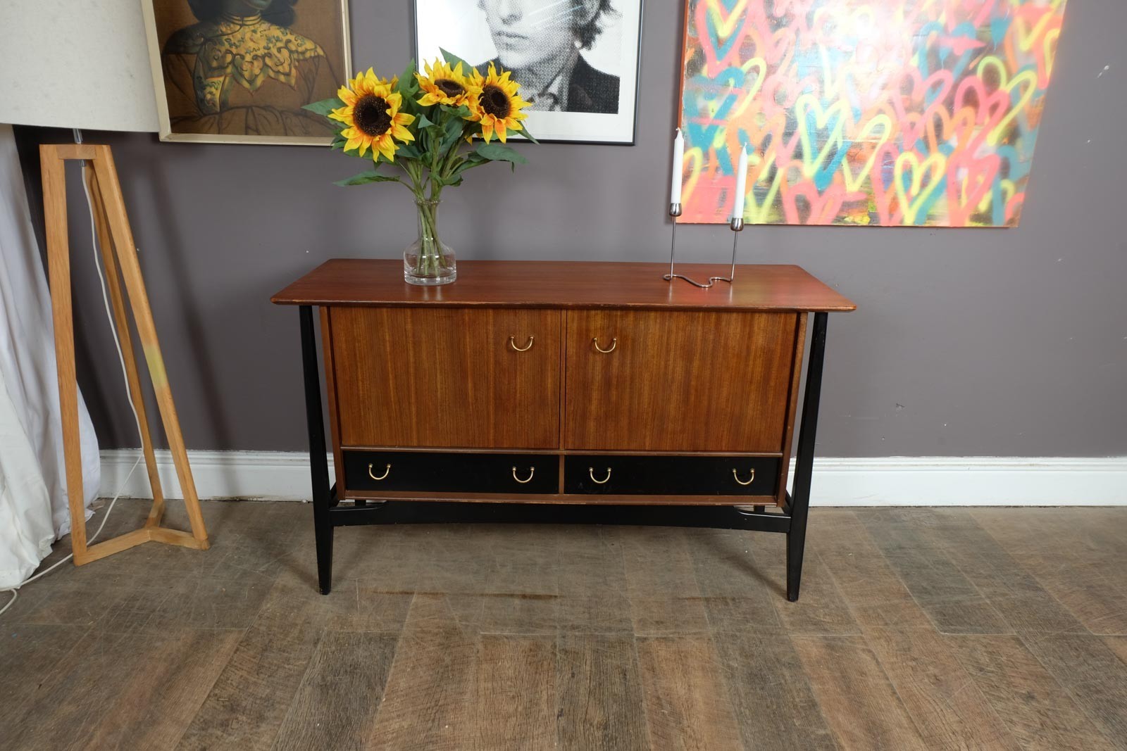 Vintage Retro G Plan Librenza Mid Century Sideboard
