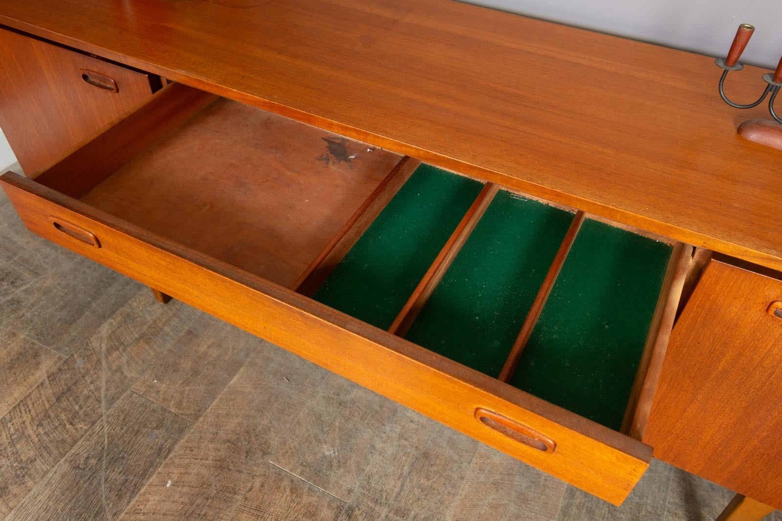 Vintage Retro Large Teak Mid Century Sideboard by Nathan Furniture