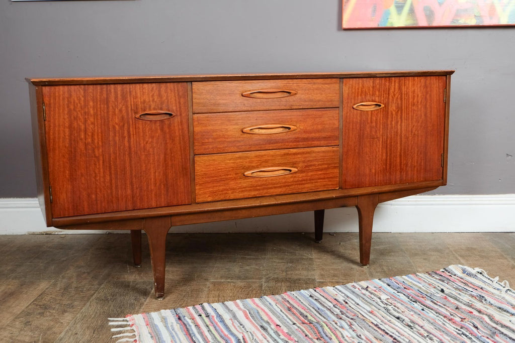 Vintage Retro Small Teak Mid Century Sideboard by Jentique