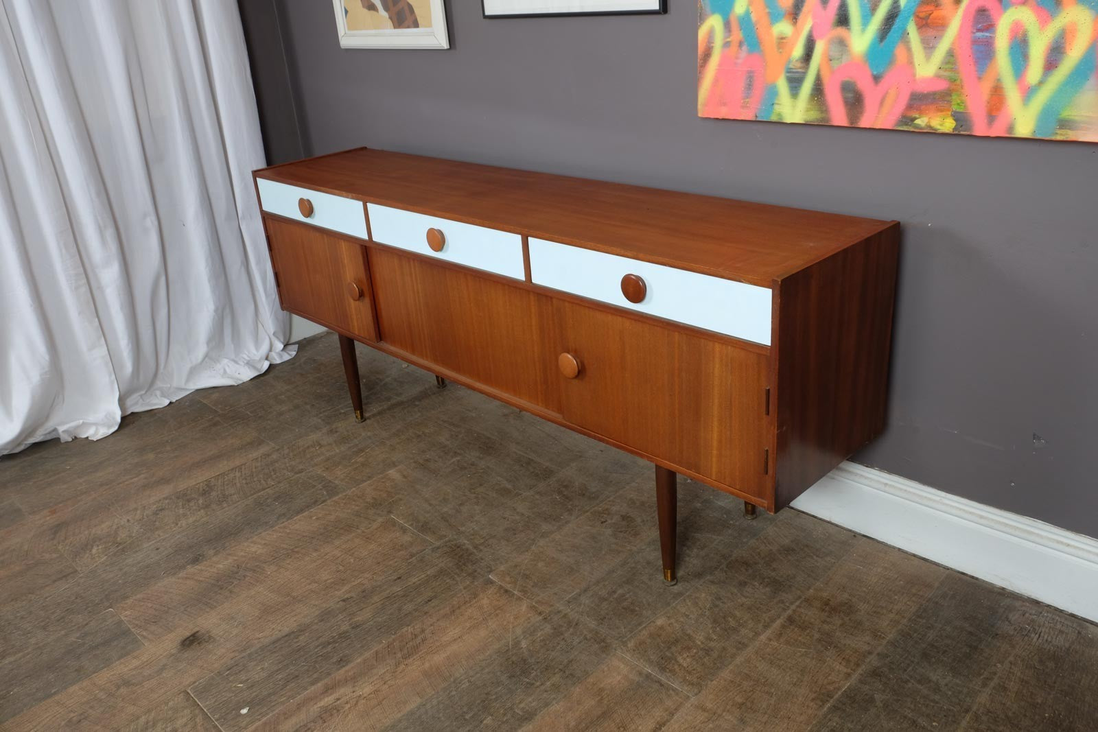 Vintage Retro Mid Century Teak Sideboard