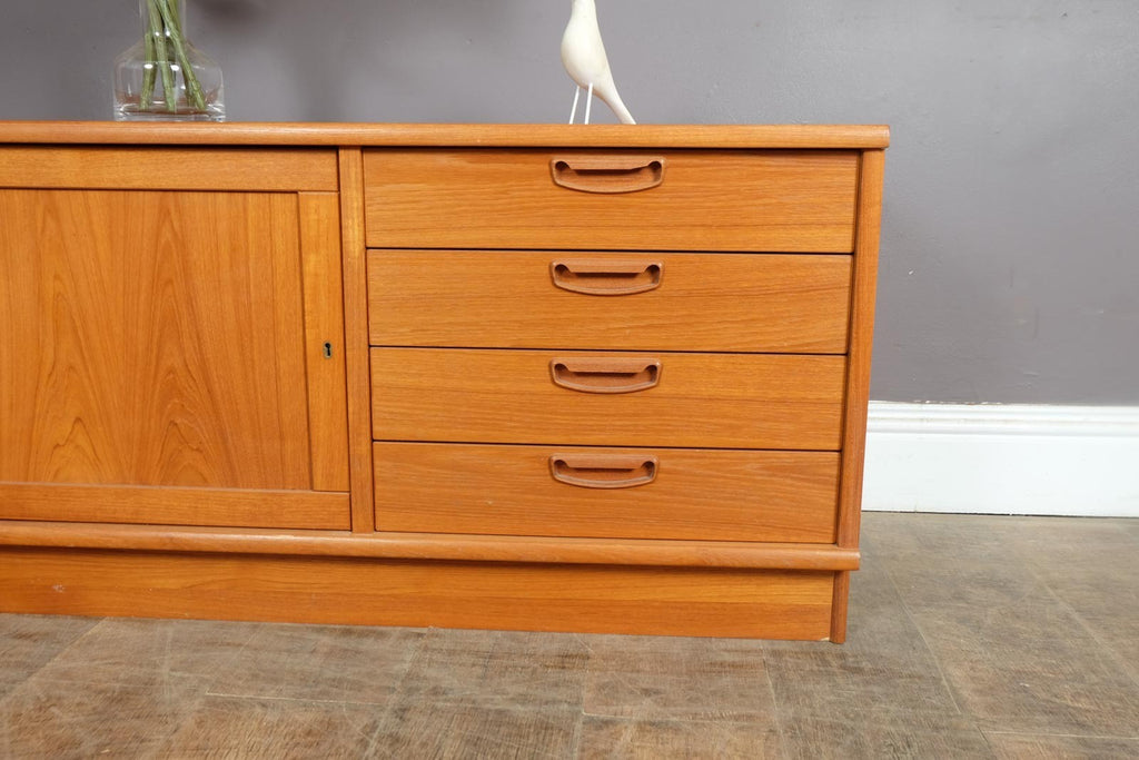 Vintage Retro Mid Century Small Teak Danish Sideboard