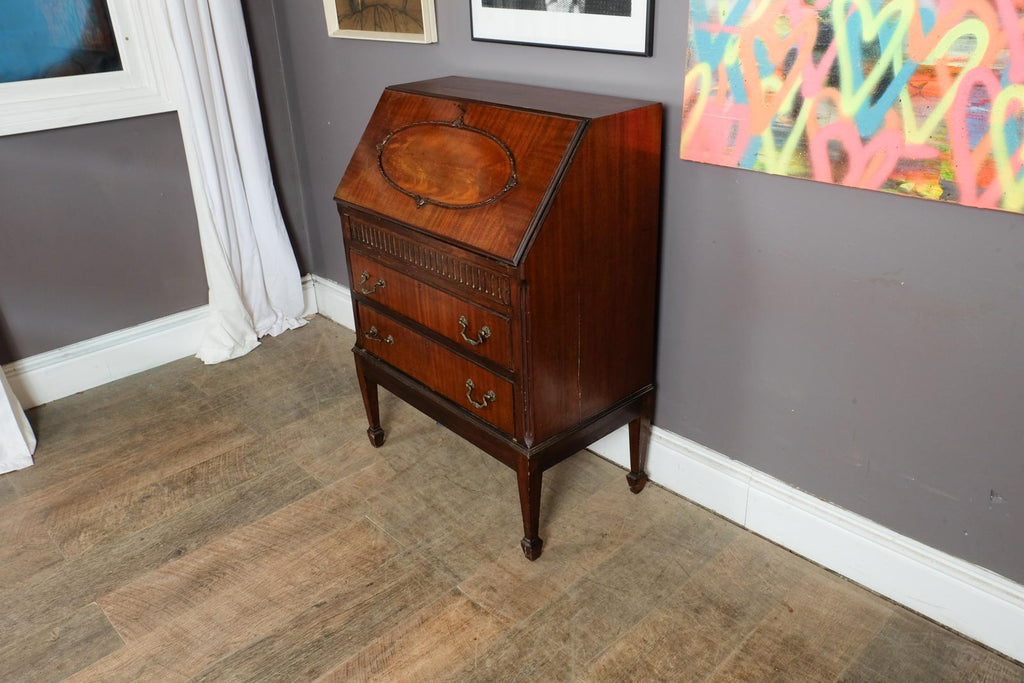 Vintage Retro Antique French Style Secretary Writing Desk Bureau
