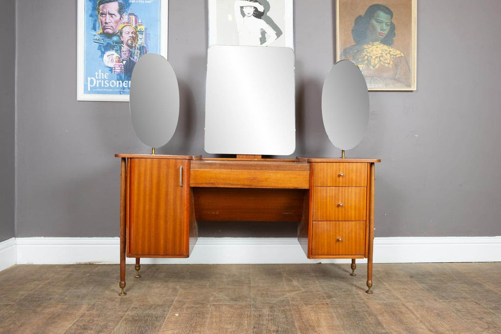 Vintage Mid Century Teak Dressing Table 1960s