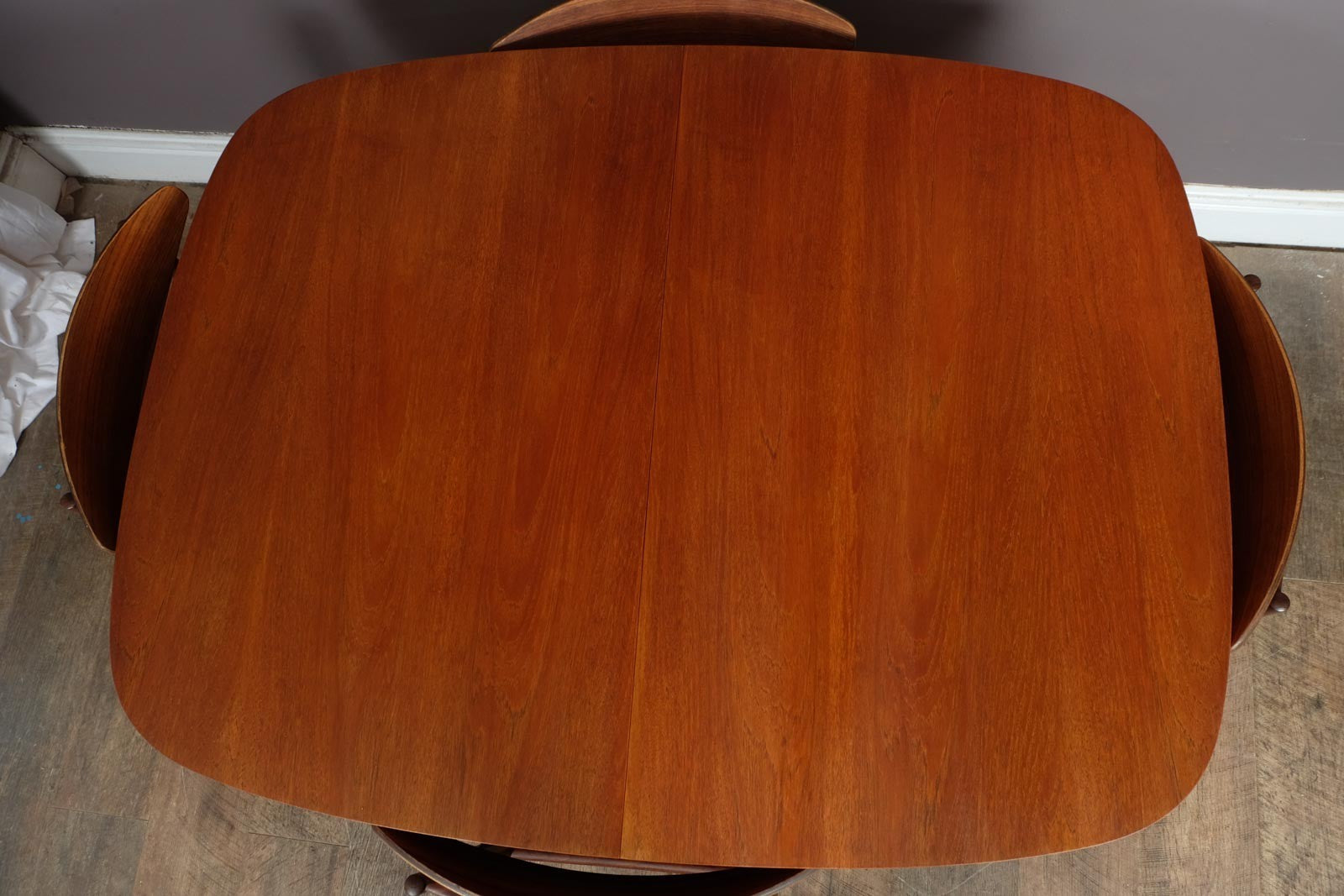 Vintage Mid Century G Plan Extending Dining Table and 4 Chairs by Kofod Larsen
