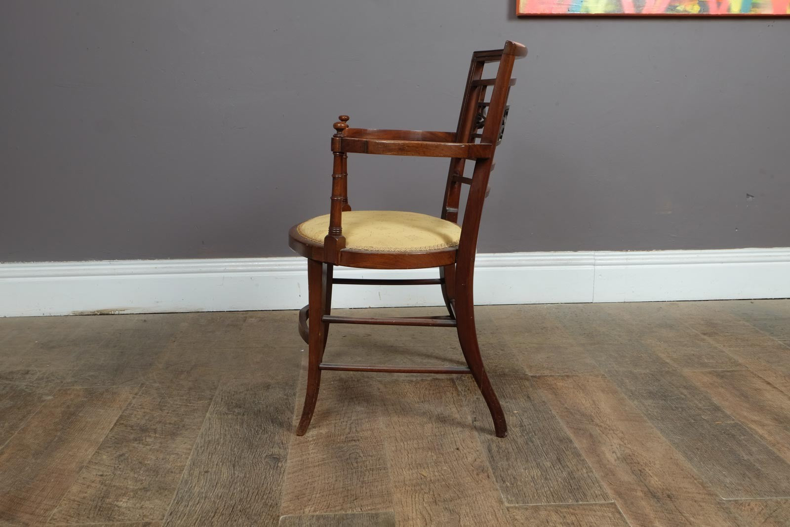 Vintage Retro Jacobean Style Chair