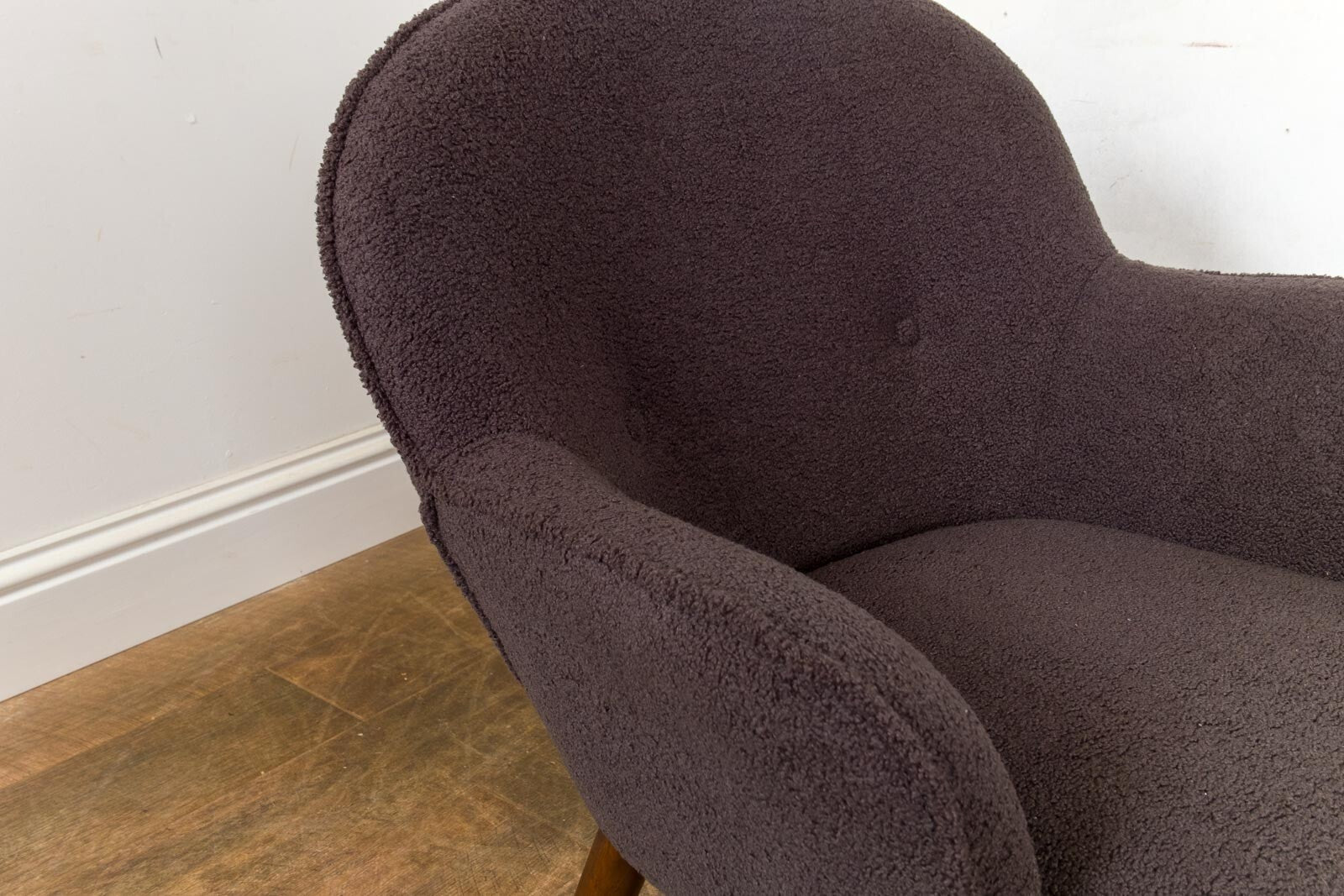 Vintage Retro Mid Century Occasional Chair by Toothill - Newly Upholstered