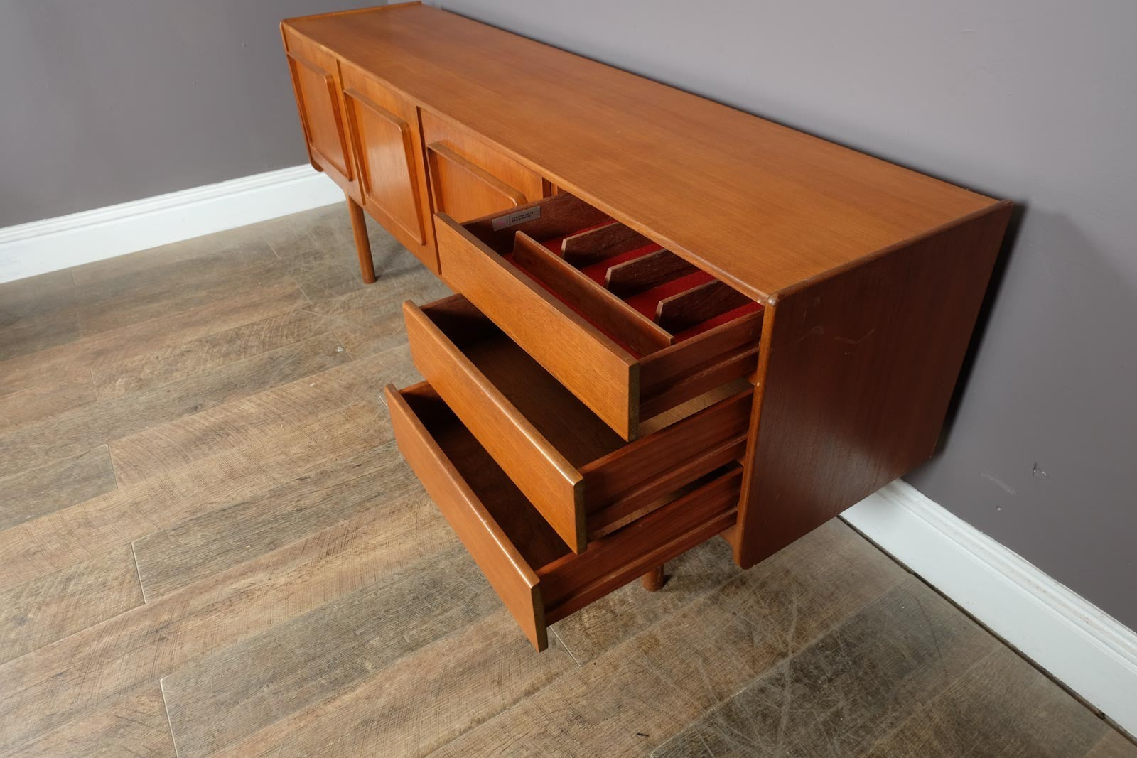 Vintage Retro Rare Mid Century Teak Sideboard by McIntosh