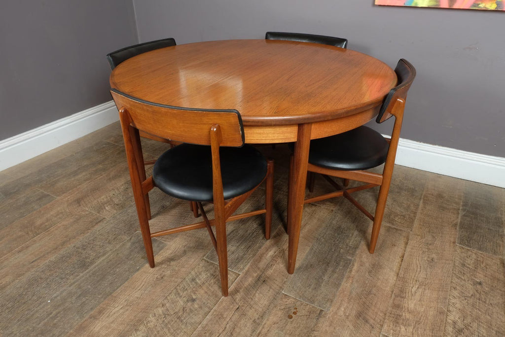 Vintage Retro G Plan Fresco Oval Dining Table and.4 Chairs VB Wilkins