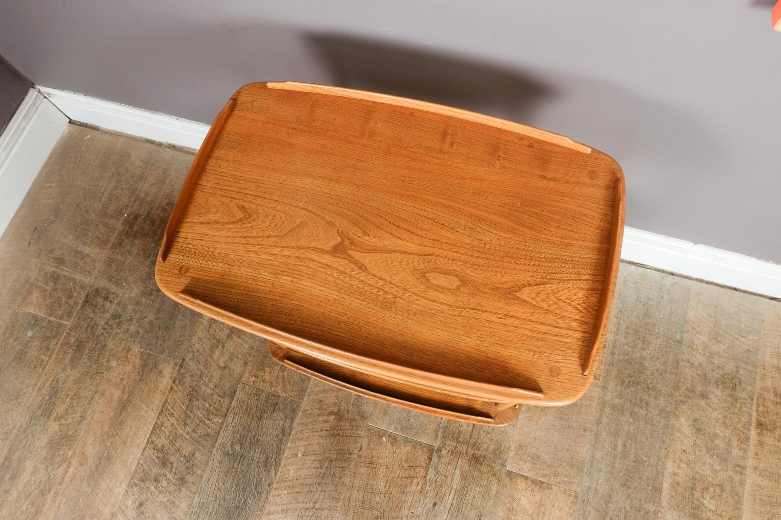 Vintage Retro Ercol Light Elm Tea Trolley