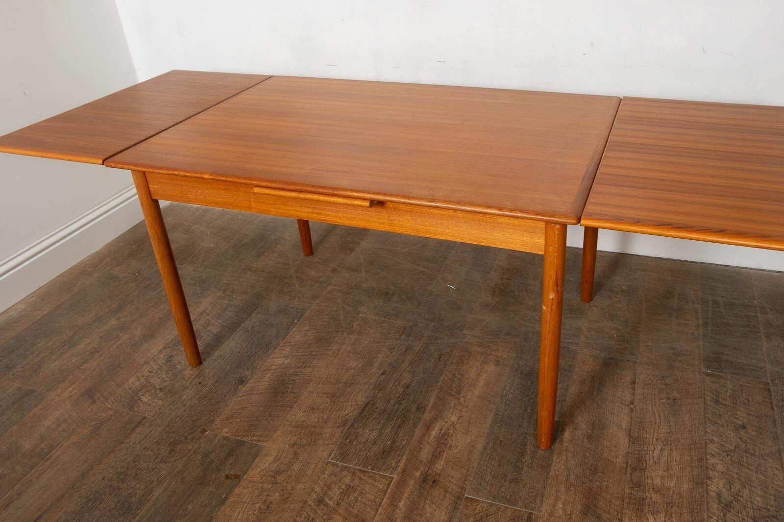 Vintage Retro Danish Teak Extending Dining Table