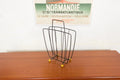 Vintage Retro 1950s-1960s Atomic Sputnik Magazine Rack
