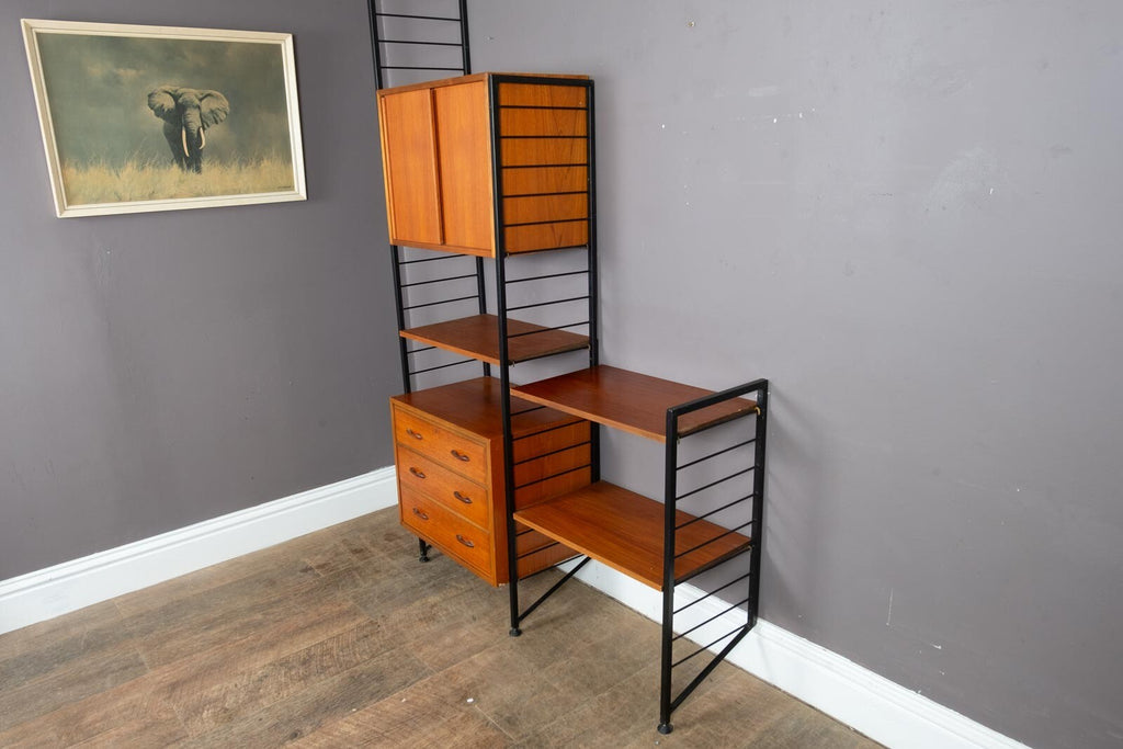 Vintage Teak Staples Ladderax - 2 Bays